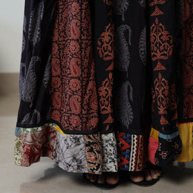 Multicolor - bagh skirt with 24 kali patchwork 06