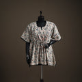 Kalamkari Hand Block Print Natural Dyed Cotton Kaftan (Short) 143