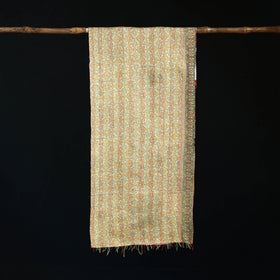 Bengal Kantha Handwork Patchwork Reversible Silk Stole 57