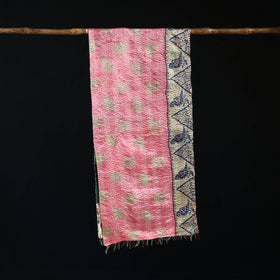 Bengal Kantha Handwork Patchwork Reversible Silk Stole 56