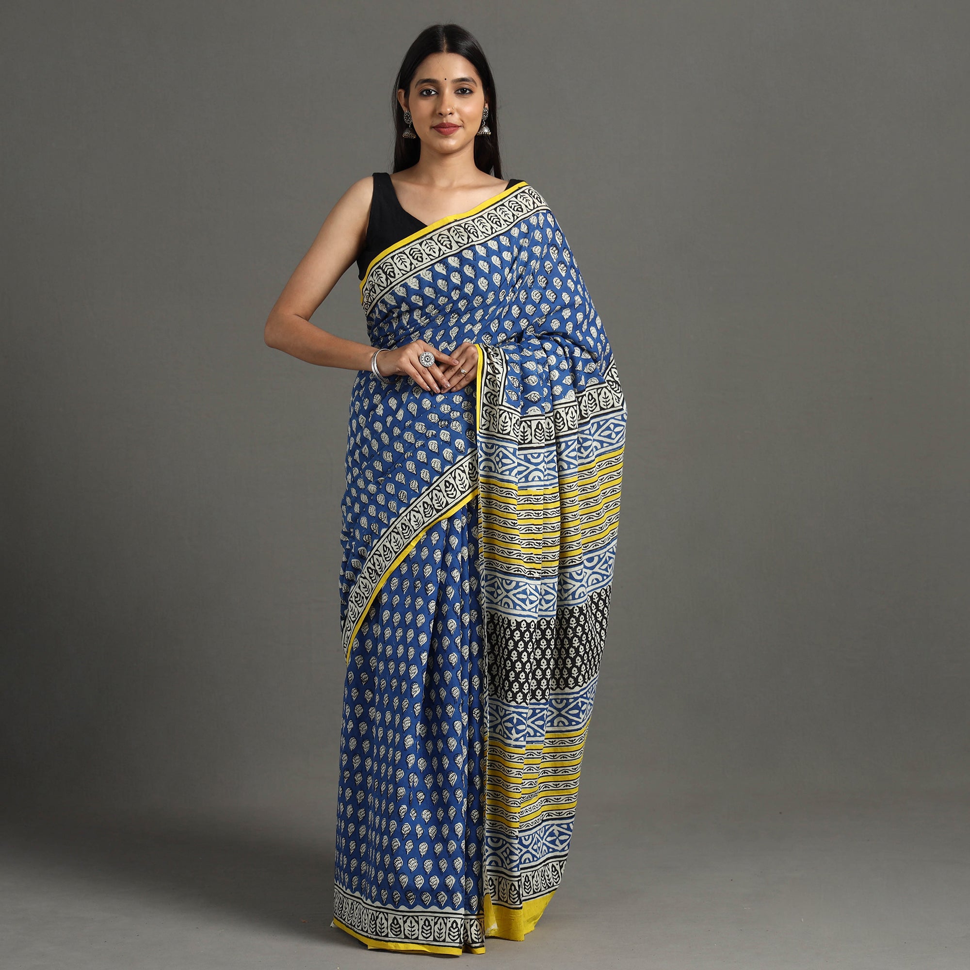 Sanganeri Prints Cotton Sarees l iTokri आई.टोकरी