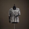 Kalamkari Hand Block Print Natural Dyed Cotton Kaftan (Short) 144