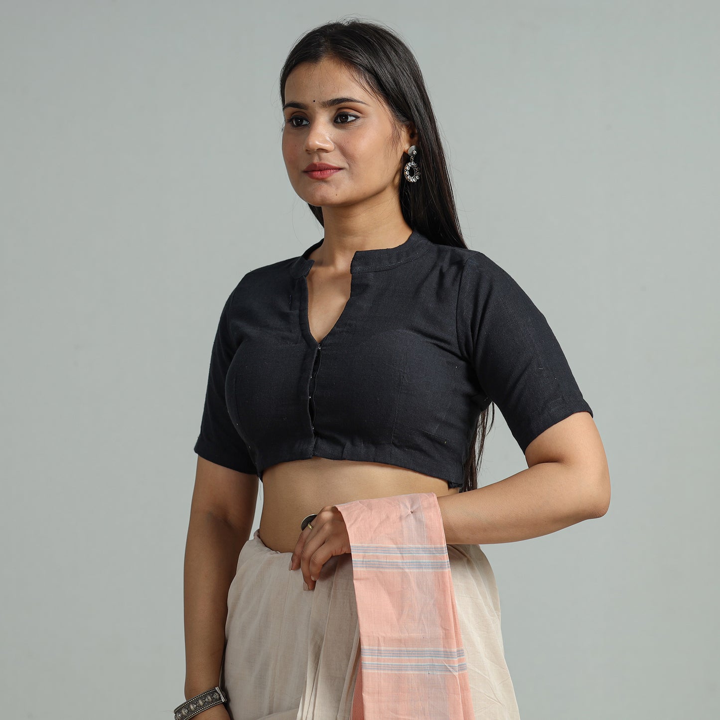 Cotton Stitched Blouse