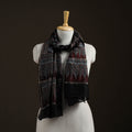 Handloom Chanderi Silk Ajrakh Hand Block Print Natural Dyed Stole 19