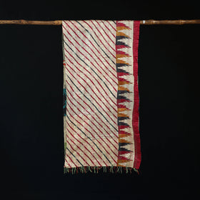 Bengal Kantha Handwork Patchwork Reversible Silk Stole 49