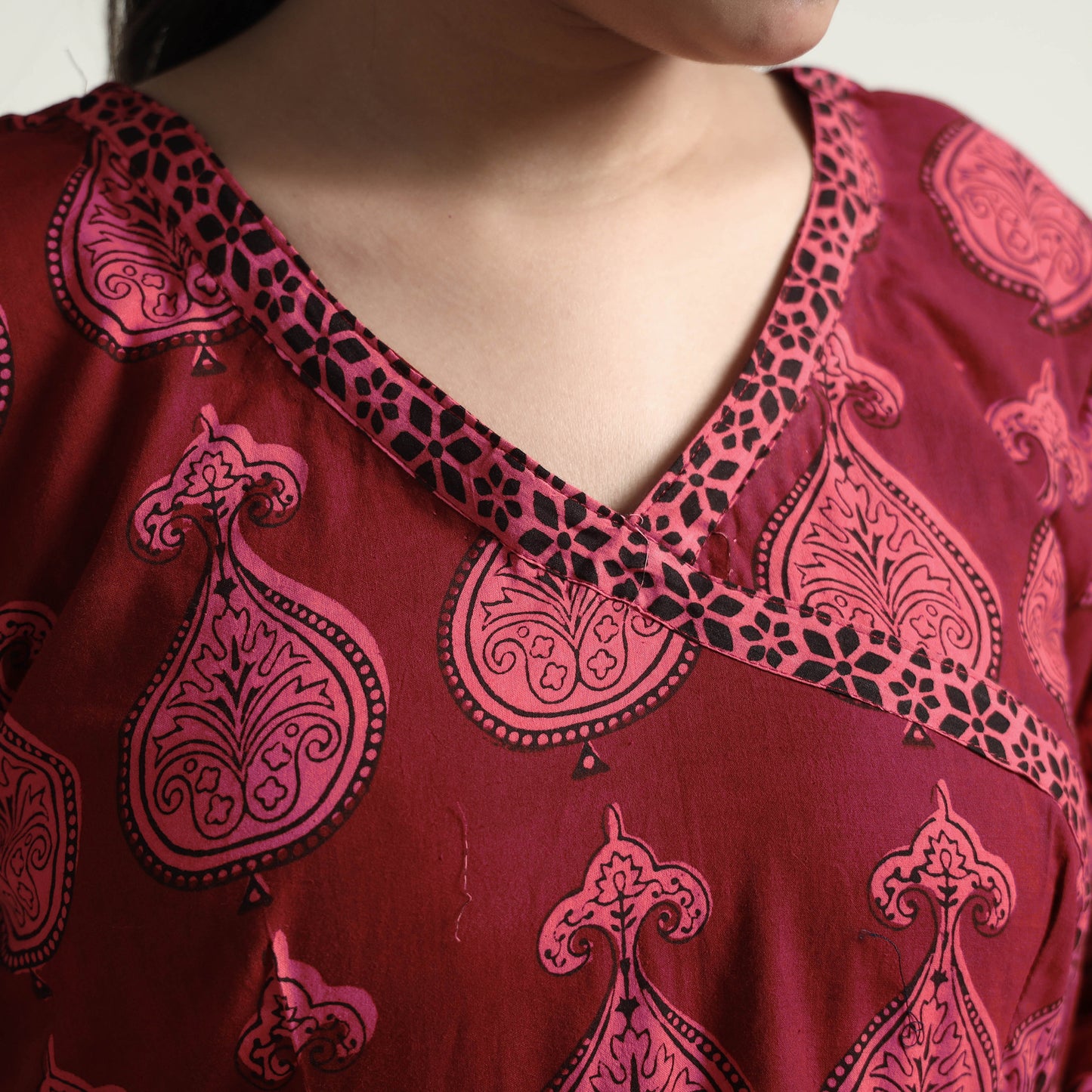 bagh printed cotton dress