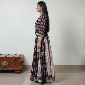 Multicolor - bagh skirt with 24 kali patchwork 10