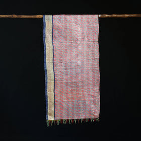 Bengal Kantha Handwork Patchwork Reversible Silk Stole 43