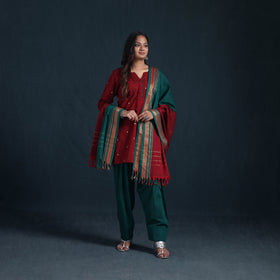 Dharwad Cotton Suit Set with Dupatta for Women 05