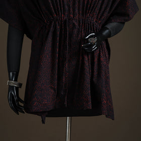 Akola Hand Block Print Natural Dyed Cotton Short Kaftan 146