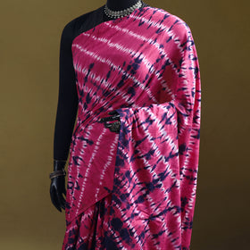 Shibori Tie-Dye Pure Mul Cotton Ready To Wear Saree 37