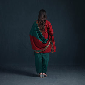 Dharwad Cotton Suit Set with Dupatta for Women 05