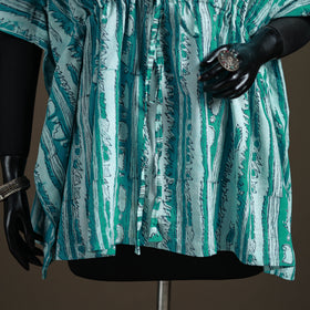 Akola Hand Block Print Natural Dyed Cotton Short Kaftan 147
