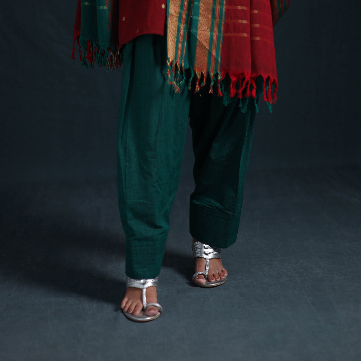 Dharwad Cotton Suit Set with Dupatta for Women 05