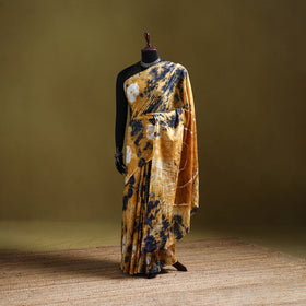 Shibori Tie-Dye Pure Mul Cotton Ready To Wear Saree 38