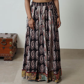 Multicolor - bagh skirt with 24 kali patchwork 11