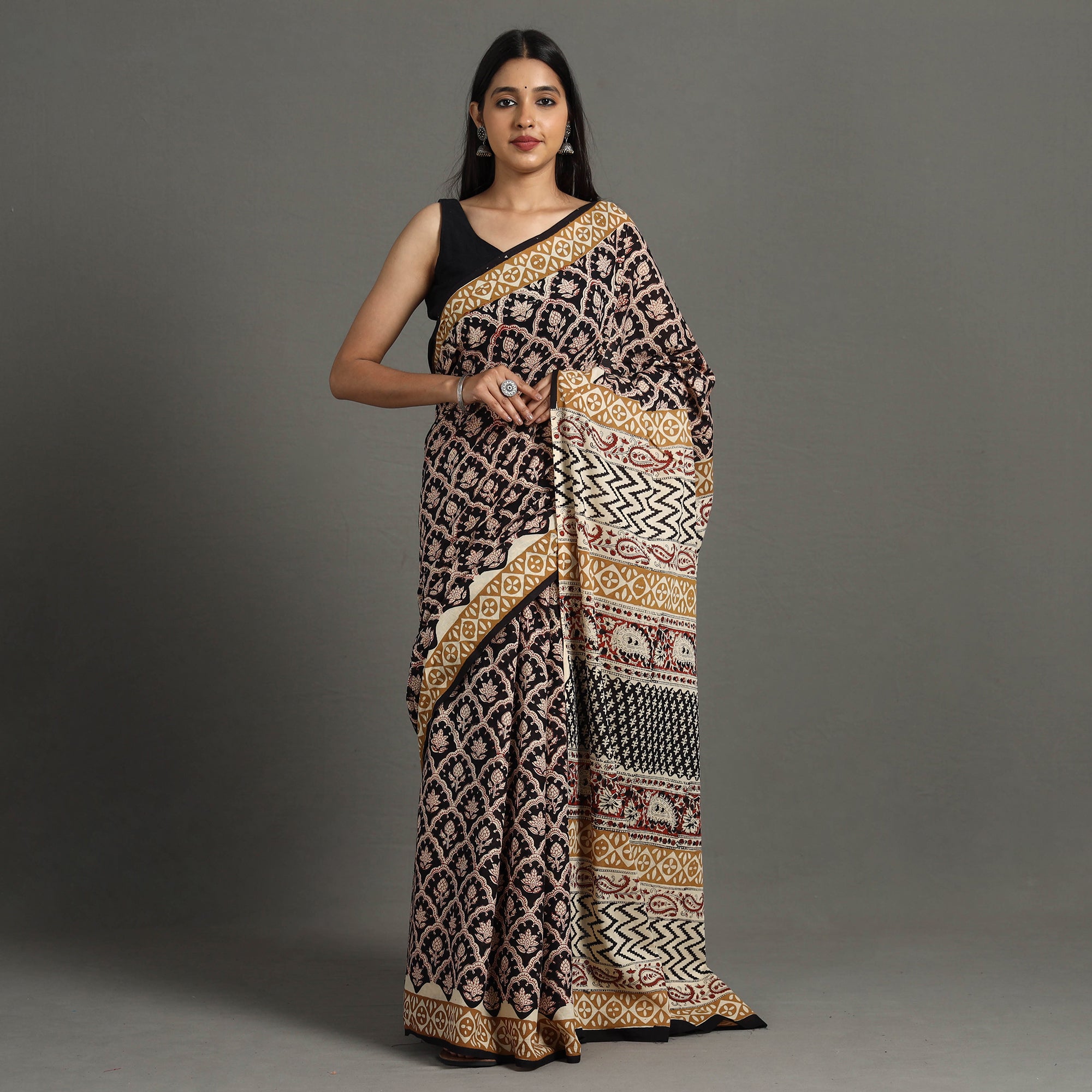 iTokri.com - ☘ Sarees with Block Art Prints by Bindaas Unlimited in Natural  Dyed Cotton ☘ Check collection - https://www.itokri .com/collections/2017-450-1-bindaas-print-natural-dyed-cotton-sarees Check  this product here : https://www.itokri.com ...