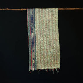 Bengal Kantha Handwork Patchwork Reversible Silk Stole 32
