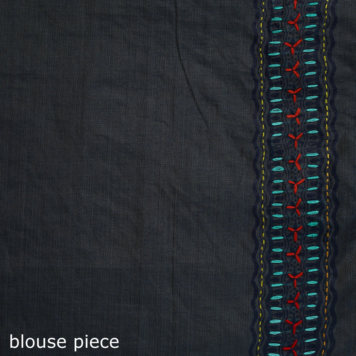 Bengal Kantha Hand Embroidery Silk Cotton Chapa Work Saree 67