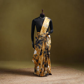 Shibori Tie-Dye Pure Mul Cotton Ready To Wear Saree 38
