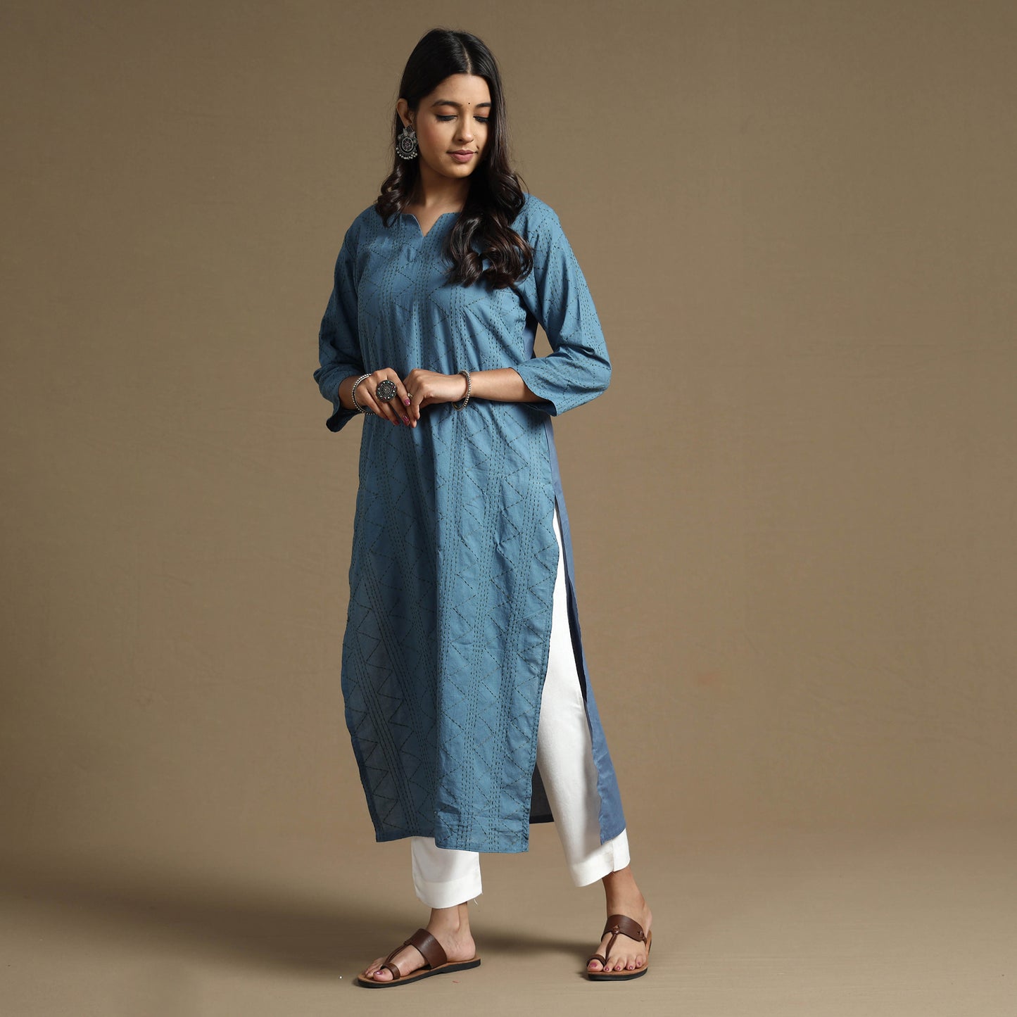 Plain Cotton Kurta