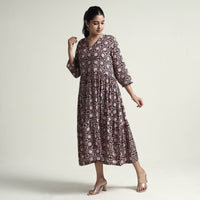 bagh printed cotton dress