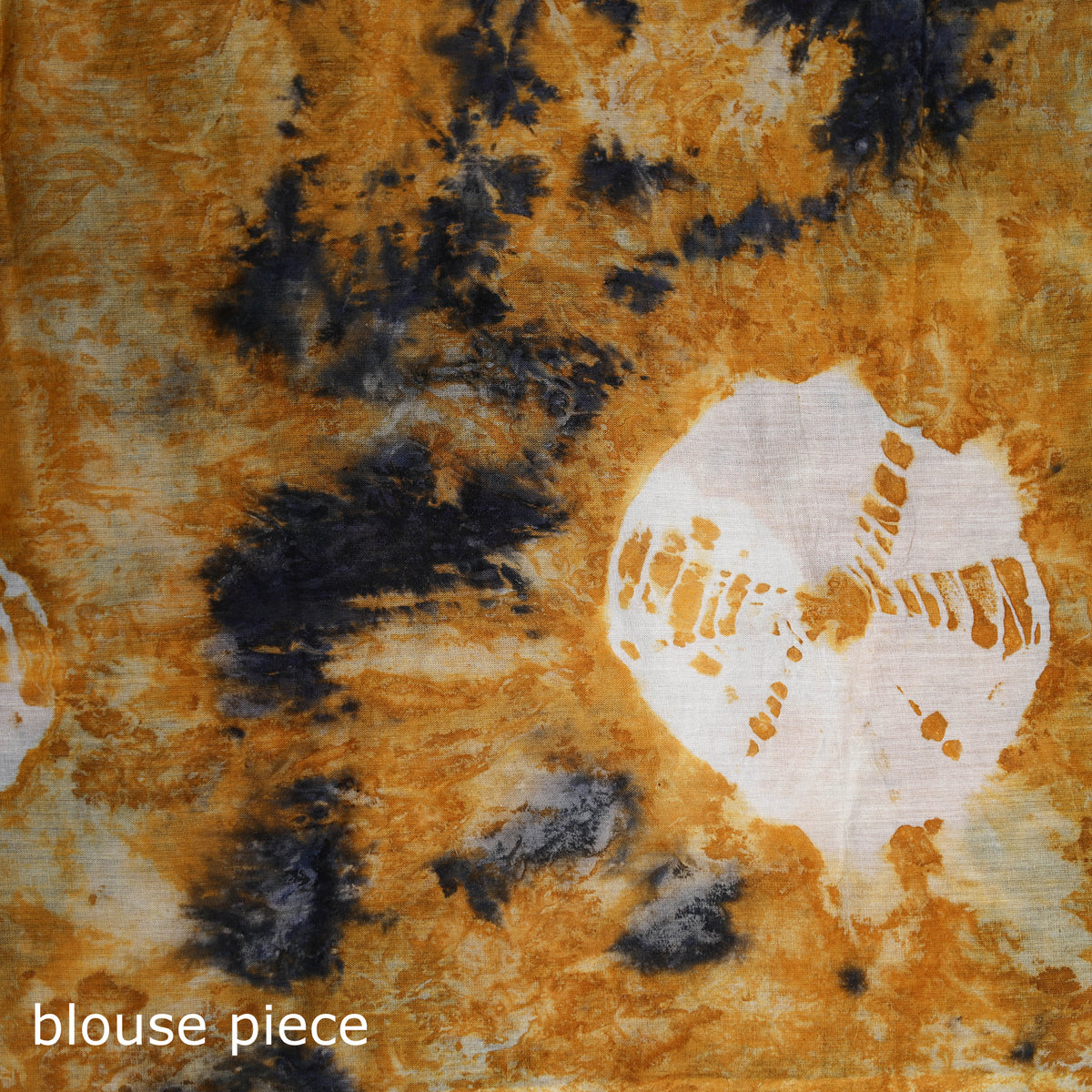 Shibori Tie-Dye Pure Mul Cotton Ready To Wear Saree 38
