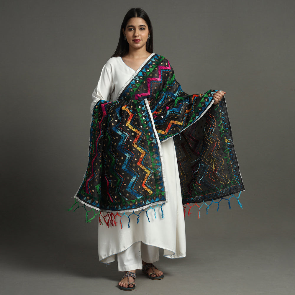 Phulkari Embroidered Dupatta