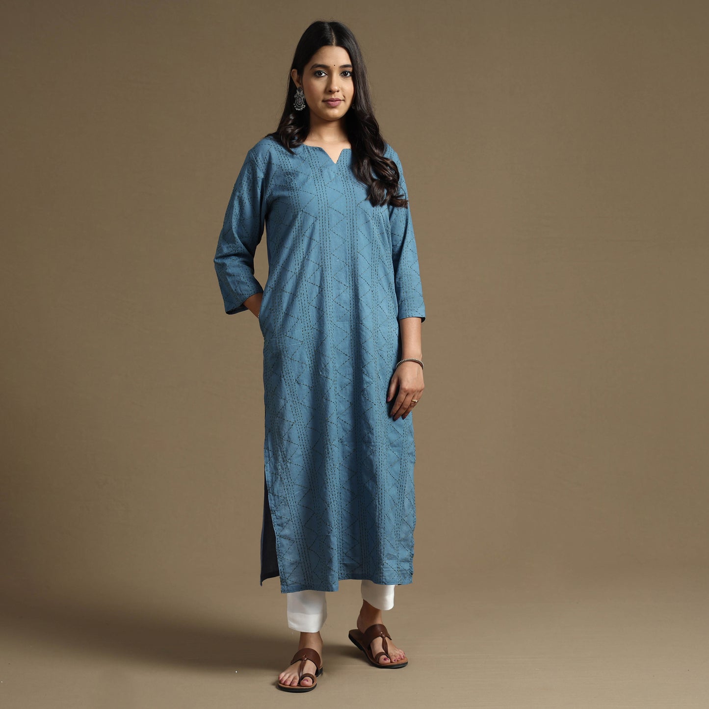 Plain Cotton Kurta