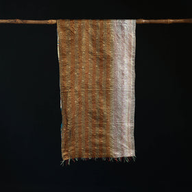 Bengal Kantha Handwork Patchwork Reversible Silk Stole 27