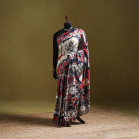 Shibori Tie-Dye Pure Mul Cotton Ready To Wear Saree 39
