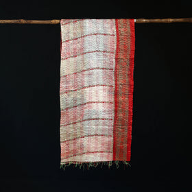 Bengal Kantha Handwork Patchwork Reversible Silk Stole 26