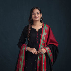 Dharwad Cotton Suit Set with Dupatta for Women 08