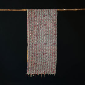 Bengal Kantha Handwork Patchwork Reversible Silk Stole 23