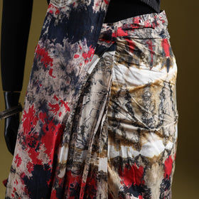 Shibori Tie-Dye Pure Mul Cotton Ready To Wear Saree 39
