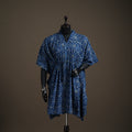 Akola Hand Block Print Natural Dyed Cotton Kaftan (Medium) 153