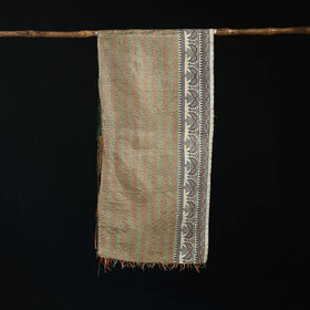 Bengal Kantha Handwork Patchwork Reversible Silk Stole 16