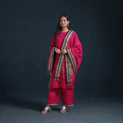 Dharwad Cotton Suit Set with Dupatta for Women 03