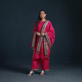Dharwad Cotton Suit Set with Dupatta for Women 03
