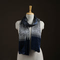 Mashru Silk Printed Ajrakh Stole 35