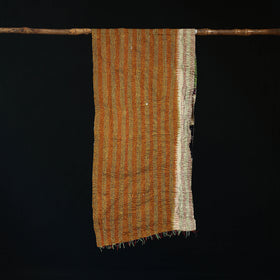 Bengal Kantha Handwork Patchwork Reversible Silk Stole 13