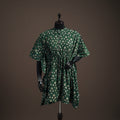 Akola Hand Block Print Natural Dyed Cotton Kaftan (Medium) 155