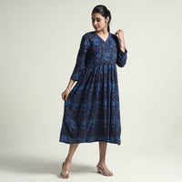 bagh printed cotton dress