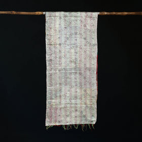 Bengal Kantha Handwork Patchwork Reversible Silk Stole 08