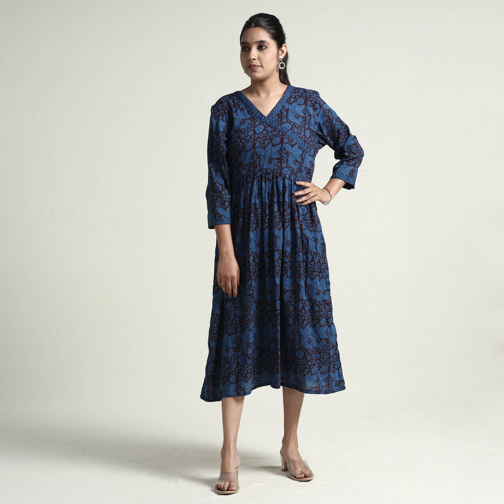 bagh printed cotton dress