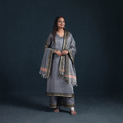 Dharwad Cotton Suit Set with Dupatta for Women 02