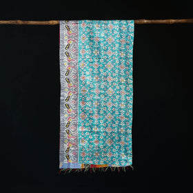 Bengal Kantha Handwork Patchwork Reversible Silk Stole 06