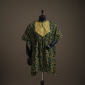 Akola Hand Block Print Natural Dyed Cotton Kaftan (Medium) 156