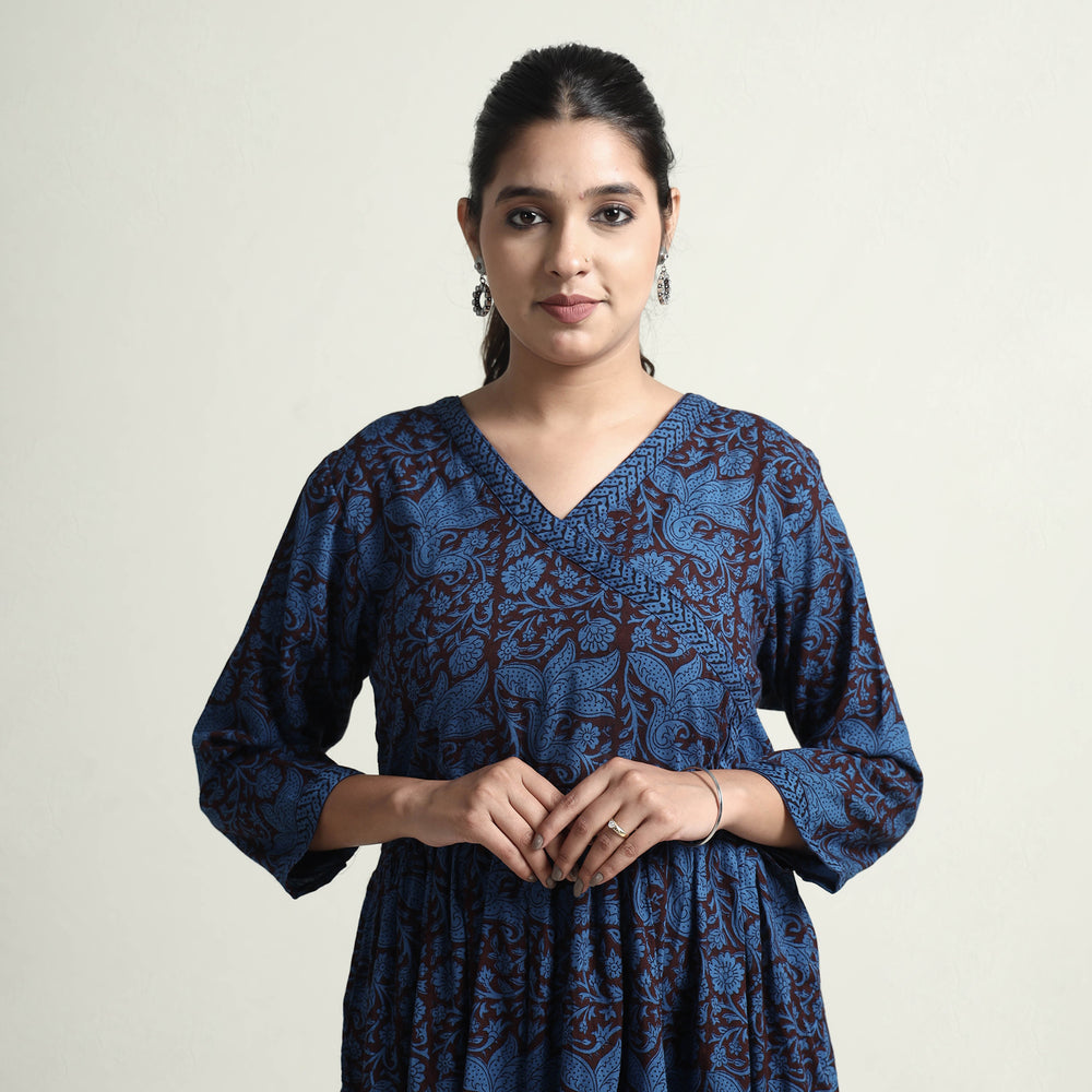 bagh printed cotton dress