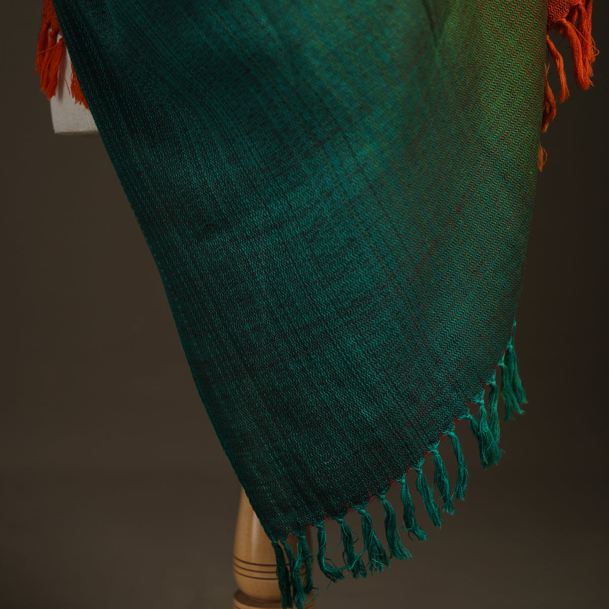 Kumaun Pure Handwoven Merino Wool Shawl for Men 02